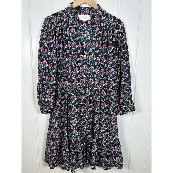 Trovata Dresses & Skirts - Trovata Womens Multicolor Floral Porcelain Ivy Shirtdress Yulia Dress Medium